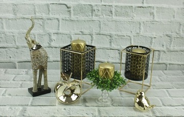 Doniczka ceramiczna osłonka czarna owal 21x10x10