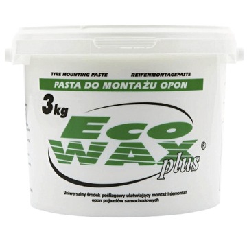 Pasta maść montażowa do opon ECO WAX BIAŁA 3kg