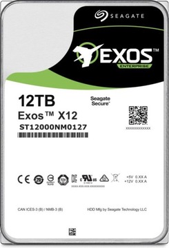 SEAGATE 12TB 7.2K 256MB SATA III 3.5'' ST12000NM0127