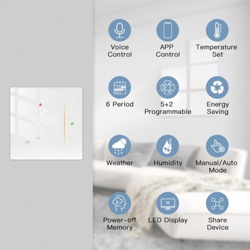 Цифровой программируемый термостат TUYA Zigbee GA