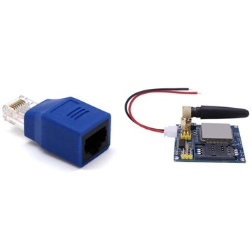 Podłączony kabel Crossover Adapter RJ45 M/F męski