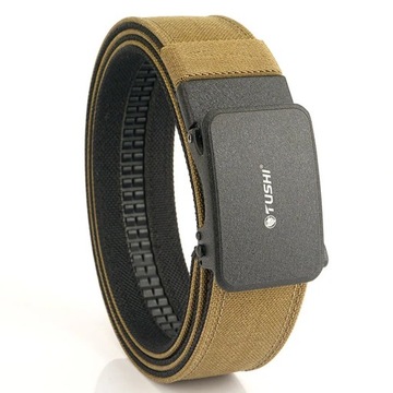 TUSHI belt men outdoor hunting metal tactical belt multi-function alloy buc