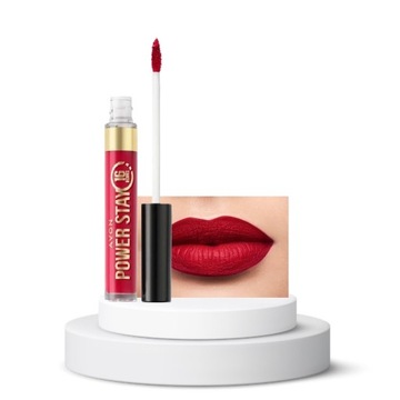 Matowa szminka w płynie „16 godzin” Avon Power Stay - Resilient Red - 6ml