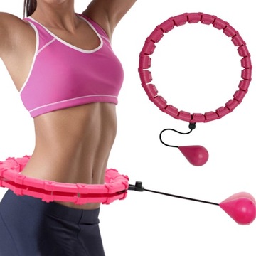 Hula hop z wypustkami smart hula hop 140 cm wielokolorowy