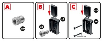 Набор нестандартных соединителей QBRICK SYSTEM, 2 адаптера