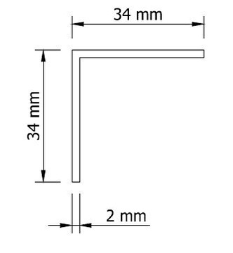 Złącze blacha łącznik kątowy do łóżka 13 cm, stal