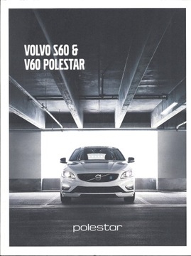 Volvo S60 & V60 Polestar prospekt 2017 niemiecki 26 stron