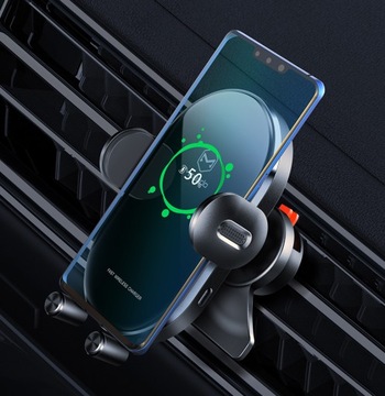 UCHWYT NA TELEFON ŁADOWARKA INDUKCYJNA 15W QC3.0