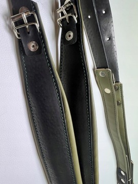 ШИРОКИЕ ремни для переноски гармошки NERO/VERDE 120b