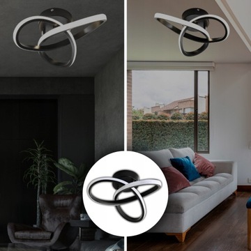 ПОТОЛОЧНЫЙ СВЕТИЛЬНИК, СВЕТОДИОДНАЯ ЛЕНТА 28Вт, 28Вт, ДЛЯ КОМНАТЫ ДЛЯ ПОТОЛКА, 3 ЦВЕТА, СОВРЕМЕННЫЙ LOF