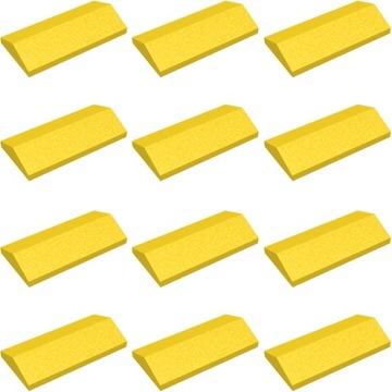 LEGO Skos Dach Próg 2x4 Żółty 3299 6334233 - 12szt
