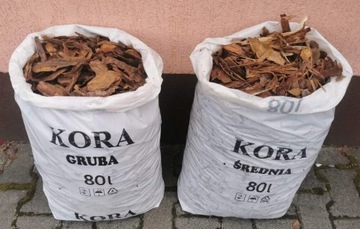 KORA SOSNOWA SORTOWANA BARDZO DOBRA JAKOŚĆ - ŚREDNIA