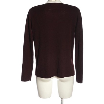 H&M BASIC Rozm. EU 36 czerwony V-Neck Sweater