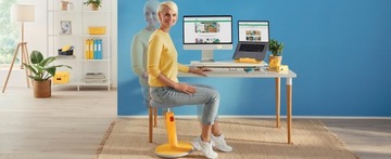 Эргономичная подставка для ноутбука серая