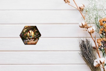 Пасхальные украшения, магнит, Пасхальное украшение с принтом