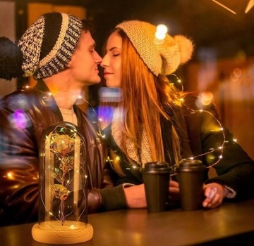 Eternal Rose в стеклянном светодиодном стеклянном куполе роскошный подарок на день бабушки