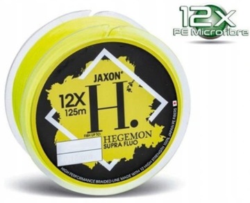 PLECIONKA JAXON Hegemon 6kg 12X FLUO 0,08mm 125m