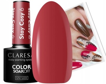 CLARESA STAY COSY COLLECTION ГИБРИДНЫЙ НАБОР ЛАКОВ ДЛЯ НОГТЕЙ ОСЕНЬ