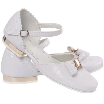 Buty komunijne dla dziewczynki obuwie do komunii dziewczęce komunia M672-39