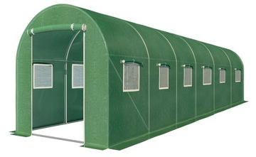 FOLIA NA TUNEL OGRODOWY FOLIOWY POSZYCIE SZKLARNIA FOLIAK 6 x 2,5m Zielona