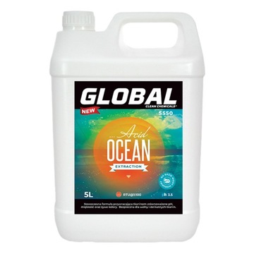 GLOBAL Acid Ocean S550 5L kwaśna płukanka do płukania ekstrakcyjnego GB