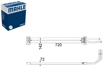 MAHLE CHŁODNICA OLEJU PORSCHE CAYENNE VW TOUAREG 3.0D-4.8 02.07-