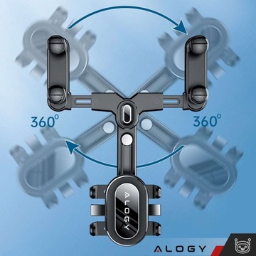 Автомобильный держатель для телефона с зеркалом заднего вида Alogy Mi