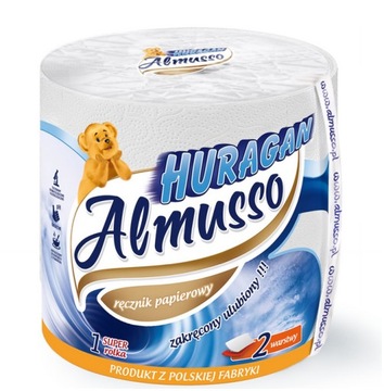 ALMUSSO HURAGAN Ręcznik papierowy kuchenny 300 listków