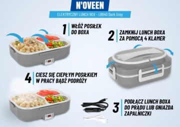 ЭЛЕКТРИЧЕСКИЙ ОБОГРЕВАТЕЛЬ КОНТЕЙНЕРА ДЛЯ ОБЕДОВ ДЛЯ ОФИСНЫХ АВТОМОБИЛЕЙ TIRA 12/24V