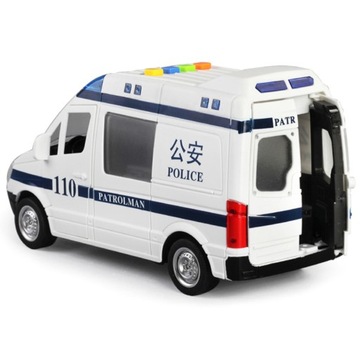 Полицейская машина Полицейская машина с открывающимися дверями 1:16 WY590BP