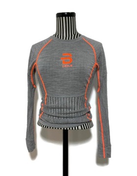 BJORN DAEHLIE bluzka Airnet Wool 100% merino wool siateczkowe panele XS