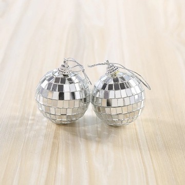 12 шт. Елочные украшения Диско-шар.