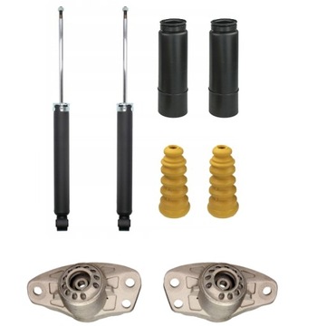 AMORTYZATORY PODUSZKI OSŁONY GOLF V VI AUDI A3 8P OCTAVIA II PASSAT B6 LEON