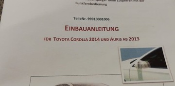 COROLLA AURIS MODUL AUTOMATICKÝCH ZRCÁTKO NOVÝ