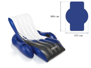 Плавающий шезлонг с матрасом INTEX 58868