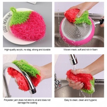 Мультяшная ткань для мытья посуды