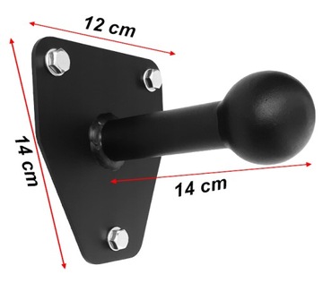 Настенная вешалка для велосипедной платформы с шаровым крючком