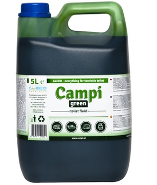 PŁYN DO TOALET TURYSTYCZNYCH CAMPI GREEN 5L CAMPER