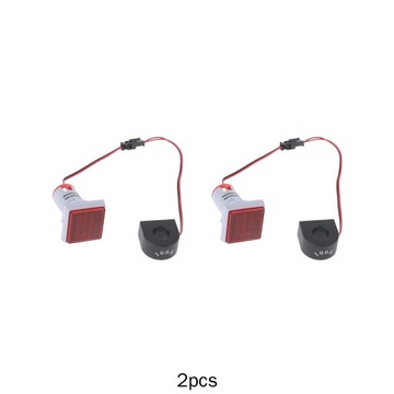2x Kwadratowy LED Cyfrowy Miernik Napięcia Hertz
