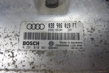 AUDI A3 VW GOLF 1.9 TDI JEDNOTKA MOTORU