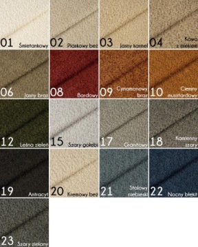 Образцы тканей - Мебель Gracjan