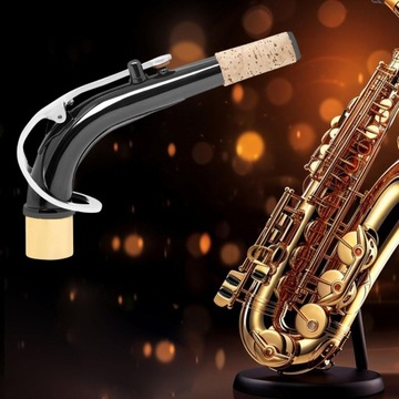 Гриф для саксофона ми-альт Плоский гриф для саксофона-альт, согнутый в форме локтя для Арджента