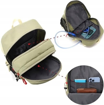 ТУРИСТИЧЕСКИЙ РЮКЗАК БОЛЬШОЙ ВМЕСТИТЕЛЬНОСТИ - ЛЕГКИЙ ДЛЯ ПОЕЗДКИ ОБЪЕМОМ 40 Л - КЕМПИНГ ВЫЖИВАНИЯ