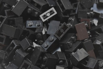 Lego czarnyt klocek 1x2 3004 20szt