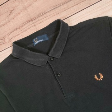 FRED PERRY Koszulka Polo Męska Logowana r. M