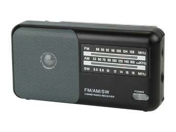 МАЛЕНЬКОЕ ПОРТАТИВНОЕ АНАЛОГОВОЕ AM FM РАДИО НА БАТАРЕЕ