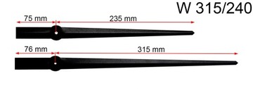 КВАРЦЕВОЙ МЕХАНИЗМ ДЛЯ ЧАСОВ WERK, ДЛИННЫЕ СТРЕЛКИ