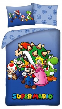 Pościel Młodzieżowa 140x200 Super Mario Bros