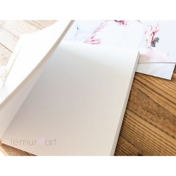 Традиционный фотоальбом Скрапбукинг База Наклеенные фотографии БЕЛЫЙ