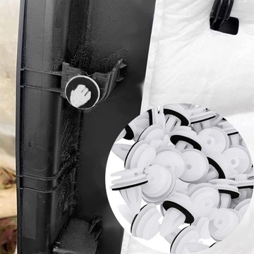 СТОП-ОГРАНИЧИТЕЛИ ЗАЖИМЫ ДЛЯ БОКОВИН КОВРА, БАМПЕРА, ПОТОЛКА, BMW 20 ШТ. 8 ММ